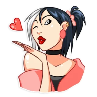 Стикер Modern Geisha @anime4_arts - 3