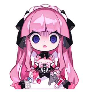 Sticker Menhera Moeru Mimin ♡ @ririmoji
 by Moeru Mimin (line) - 1