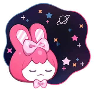 Sticker Menhera Moeru Mimin ♡ @ririmoji
 by Moeru Mimin (line) - 7