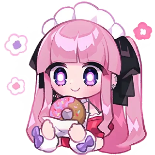 Sticker Моэру чан ⇾ ❲ @moleboroda ❳ - 2