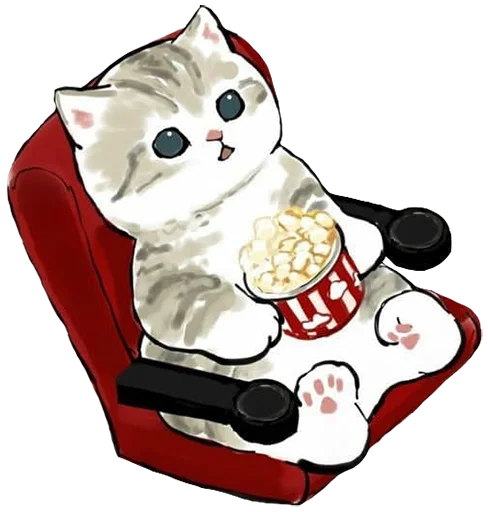 Стикер mofu_little_cats - 1