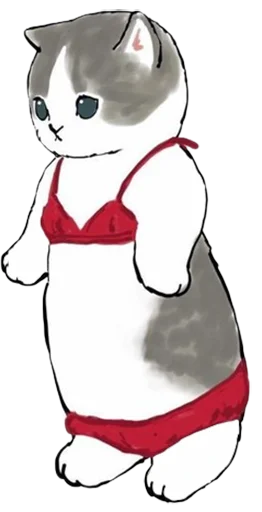 Sticker mofu_little_cats - 1