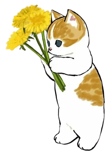 Стикер mofu_little_cats - 1