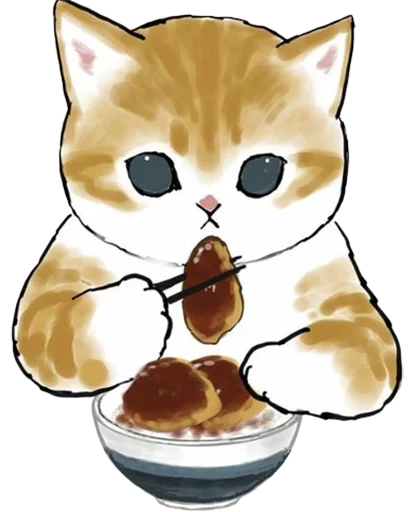 Sticker mofu_little_cats - 1