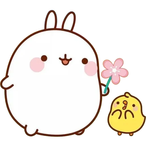 Sticker molang_840_by_anime4_robot - 1