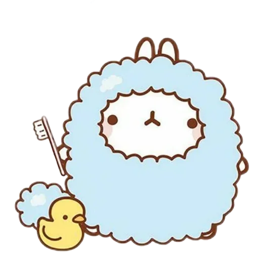 Sticker molang_840_by_anime4_robot - 1