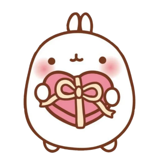 Sticker molang_840_by_anime4_robot - 1