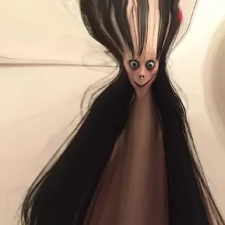 Стикер момо - 5