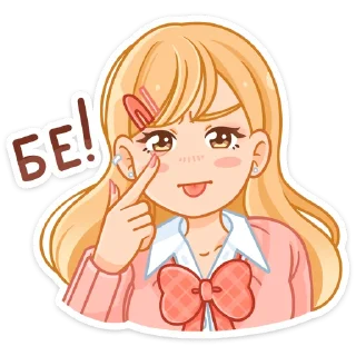 Стикер Момо от @TgSticker - 9