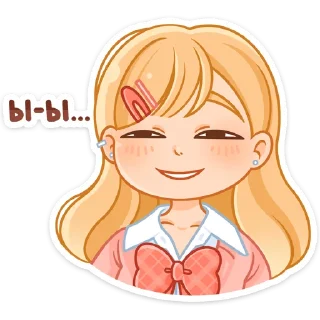 Стикер Момо от @TgSticker - 6