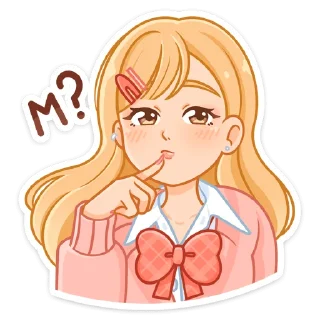 Стикер Момо от @TgSticker - 11