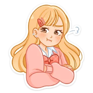 Стикер Момо от @TgSticker - 4