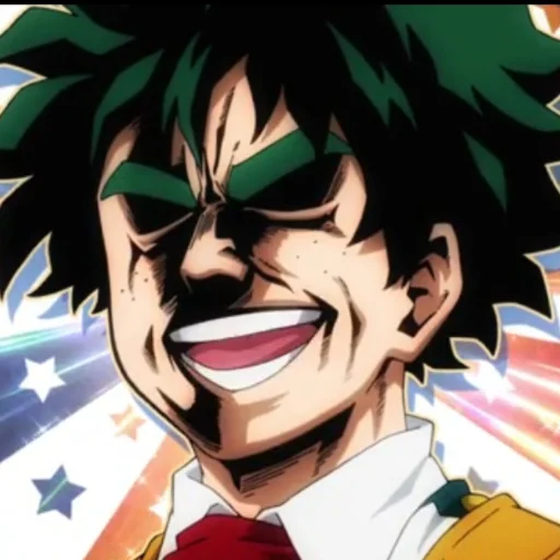 anime cartoon human face