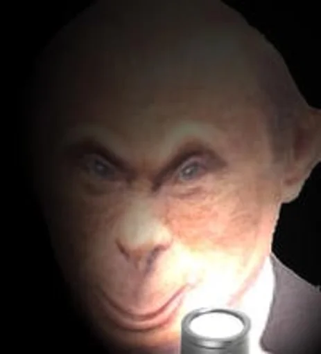 Стикер monkey putin - 2