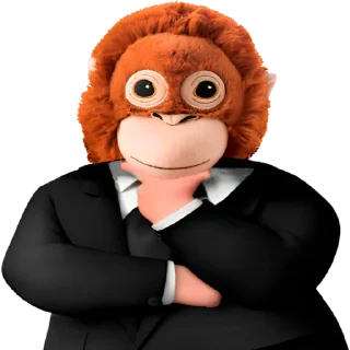 Sticker monkey by @normtips @normsticks - 0