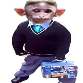 Sticker monkey by @normtips @normsticks - 10