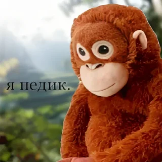 Sticker monkey by @normtips @normsticks - 5