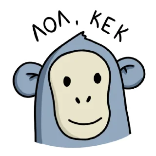Sticker Обезьянка Mono - 0