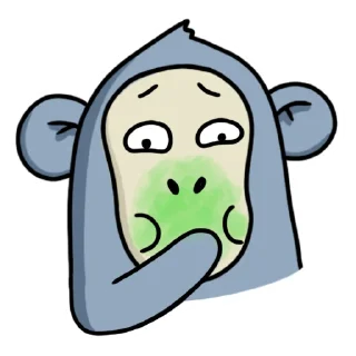 Sticker Обезьянка Mono - 2