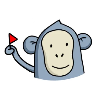 Sticker Обезьянка Mono - 8