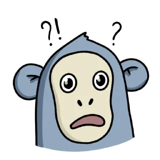 Sticker Обезьянка Mono - 1