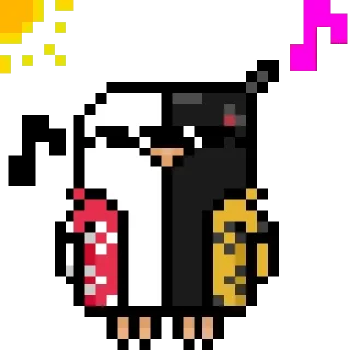 Sticker monocrow - 4