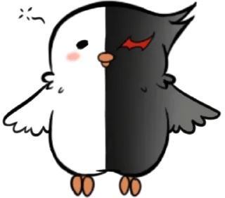 Sticker monocrow - 3