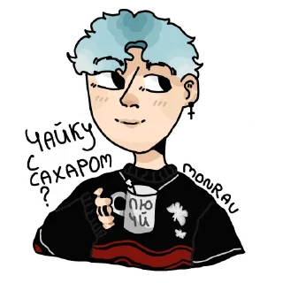 Стикер монрошка - 3