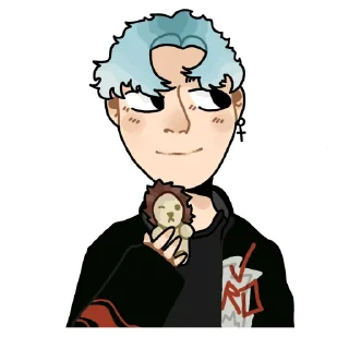 Стикер монрошка - 9