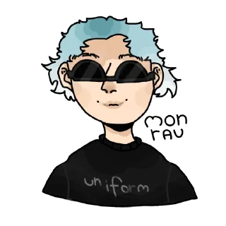 Стикер монрошка - 5