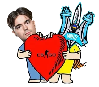 Стикер Monte by @monte_esports - 10