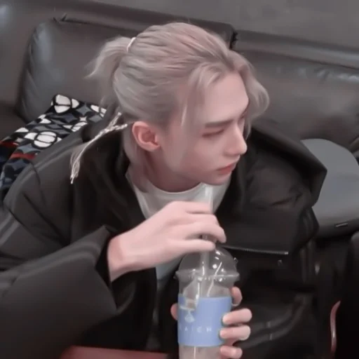 person clothing bottle