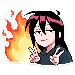 Стикер Мори без надписей -> @stickers_vk - 0