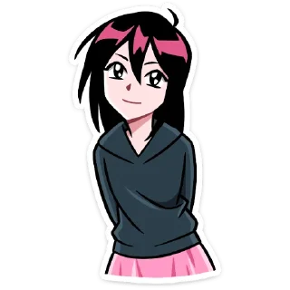 Стикер Мори (больше стиков: @TgSticker) - 7