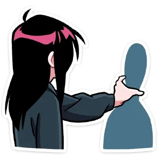 Стикер Мори (больше стиков: @TgSticker) - 8