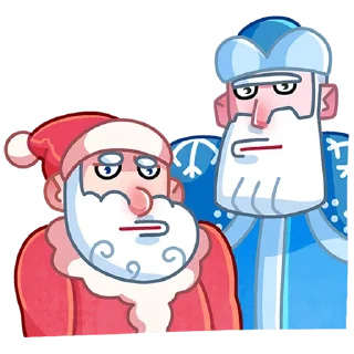 Sticker Мороз и Санта (@TgSticker) - 4