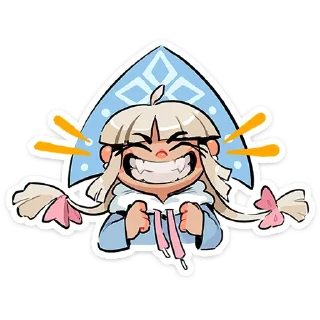 Стикер Дед Мороз и Снегурочка @TgSticker - 8