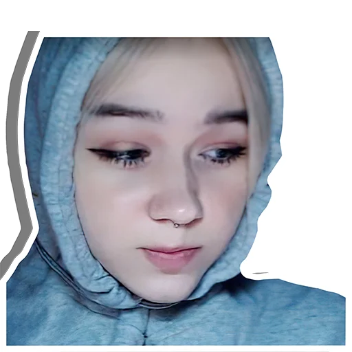 человеческое лицо портрет капюшон