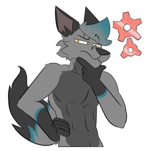 Sticker moshfox - 1