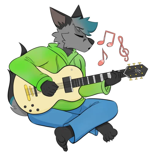Sticker moshfox - 1