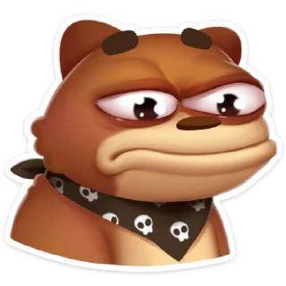 Стикер Мишка Мотя :: @stickroom - 1