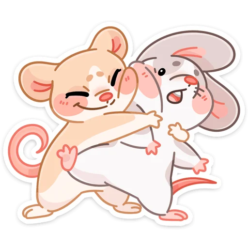 Обнимышки (@TgSticker) - clipart