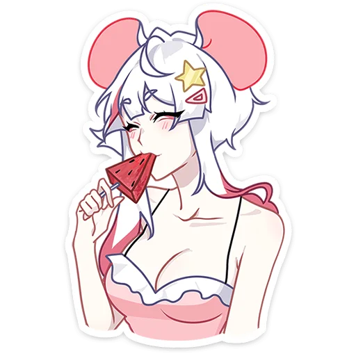 Sticker mousey_ren_vacation - 1