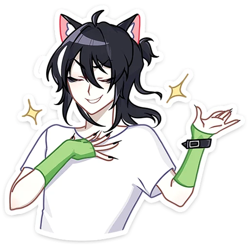 Стикер mousey_ren_vacation - 1