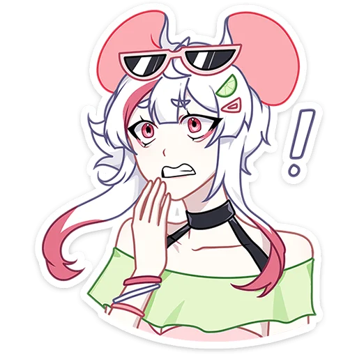 Sticker mousey_ren_vacation - 1