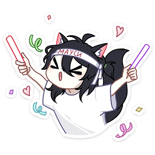 Стикер mousey_ren_vacation - 1