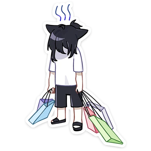 Sticker mousey_ren_vacation - 1