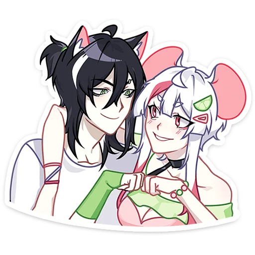 Стикер mousey_ren_vacation - 1