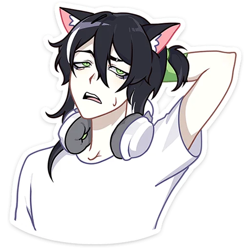 Стикер mousey_ren_vacation - 1