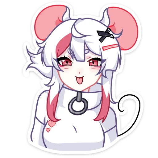 Стикер Мауси в кофте (@TgSticker) - 9